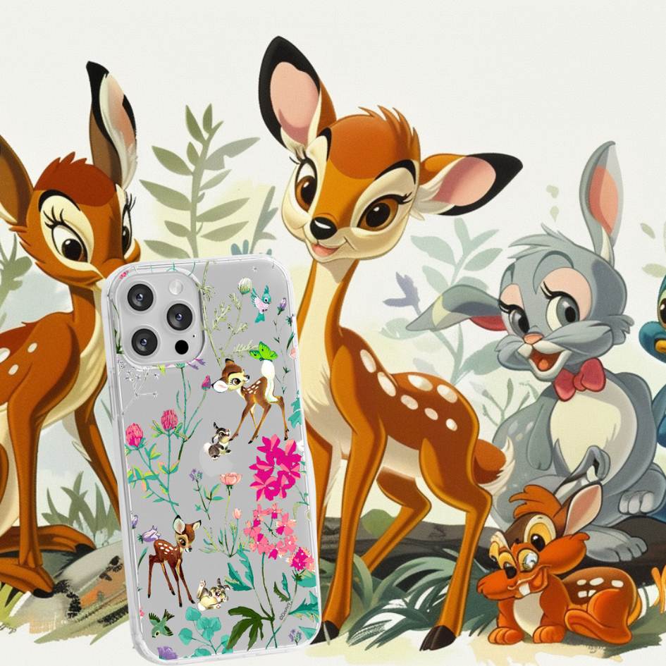 Husa de Protectie Silicon Disney Bambi Transparenta Iphone 11 Originala - 2 | YEO